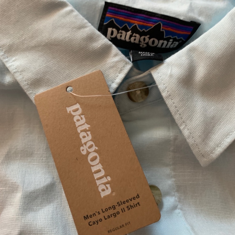 Patagonia Long Sleeve Cayo Largo II Size Large NWT